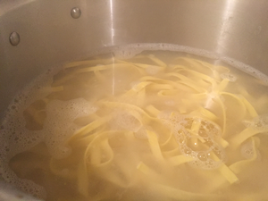 Cooking pasta